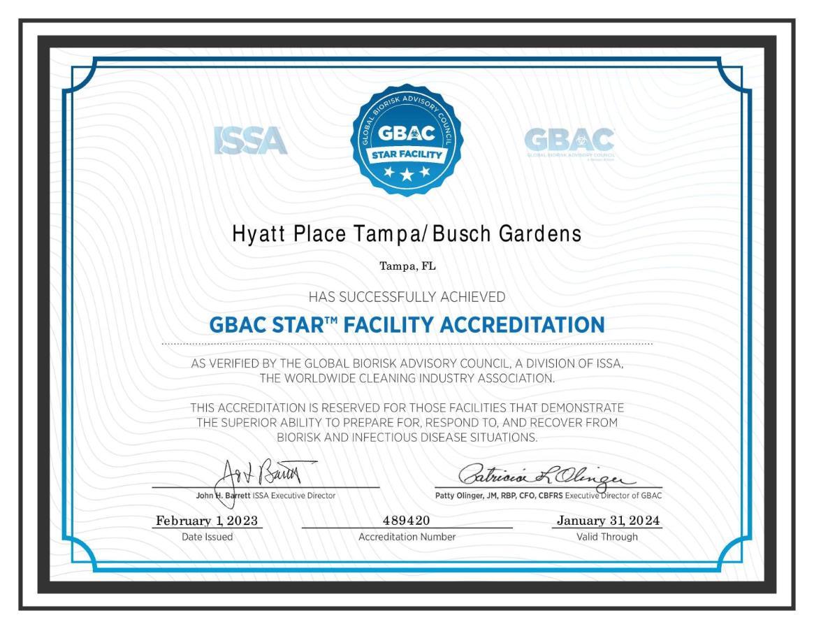 Hyatt Place Tampa Busch Gardens Esterno foto